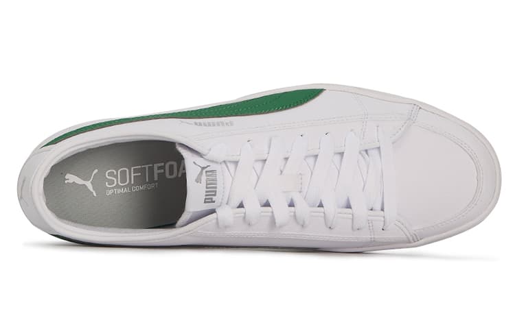 Кроссовки PUMA Smash v2 Vulc SL White Green - изображение 4