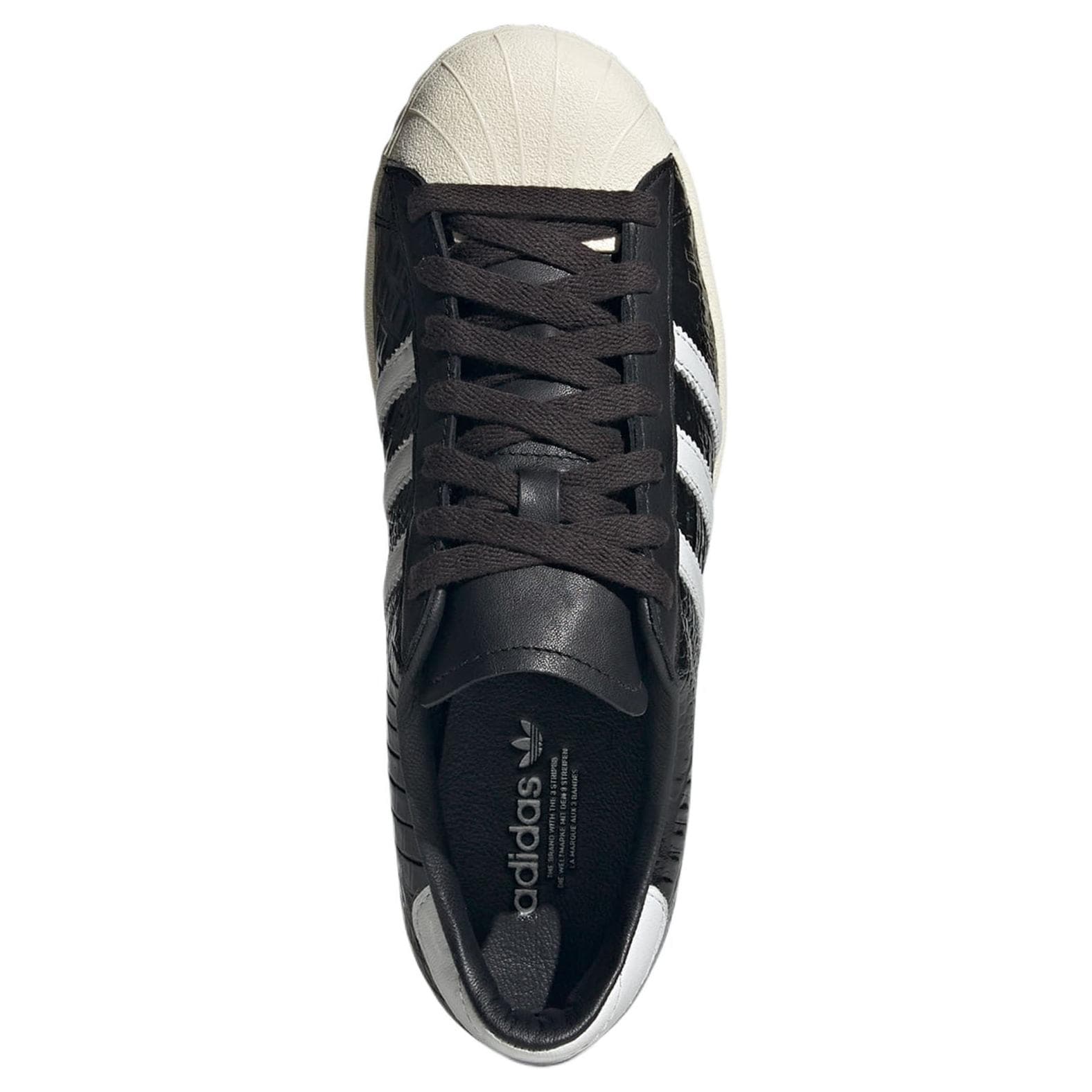 Кроссовки Adidas Originals Superstar Устойчивые к истиранию Низкие Кроссовки для скейтбординга Женские Черные - изображение 3