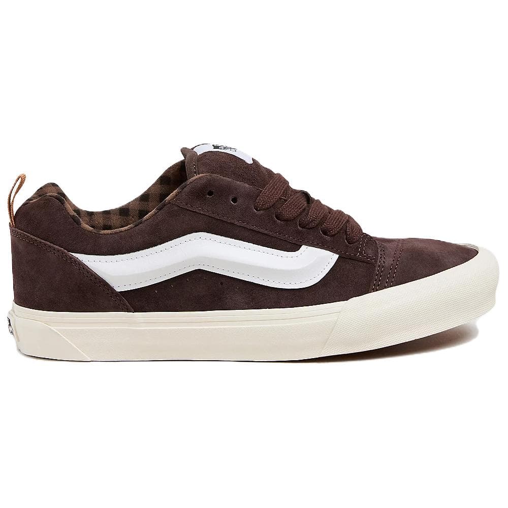 Кроссовки Vans Knu Skool Устойчивая к истиранию низкая скейтбордическая обувь для женщин коричневый цвет - изображение 2
