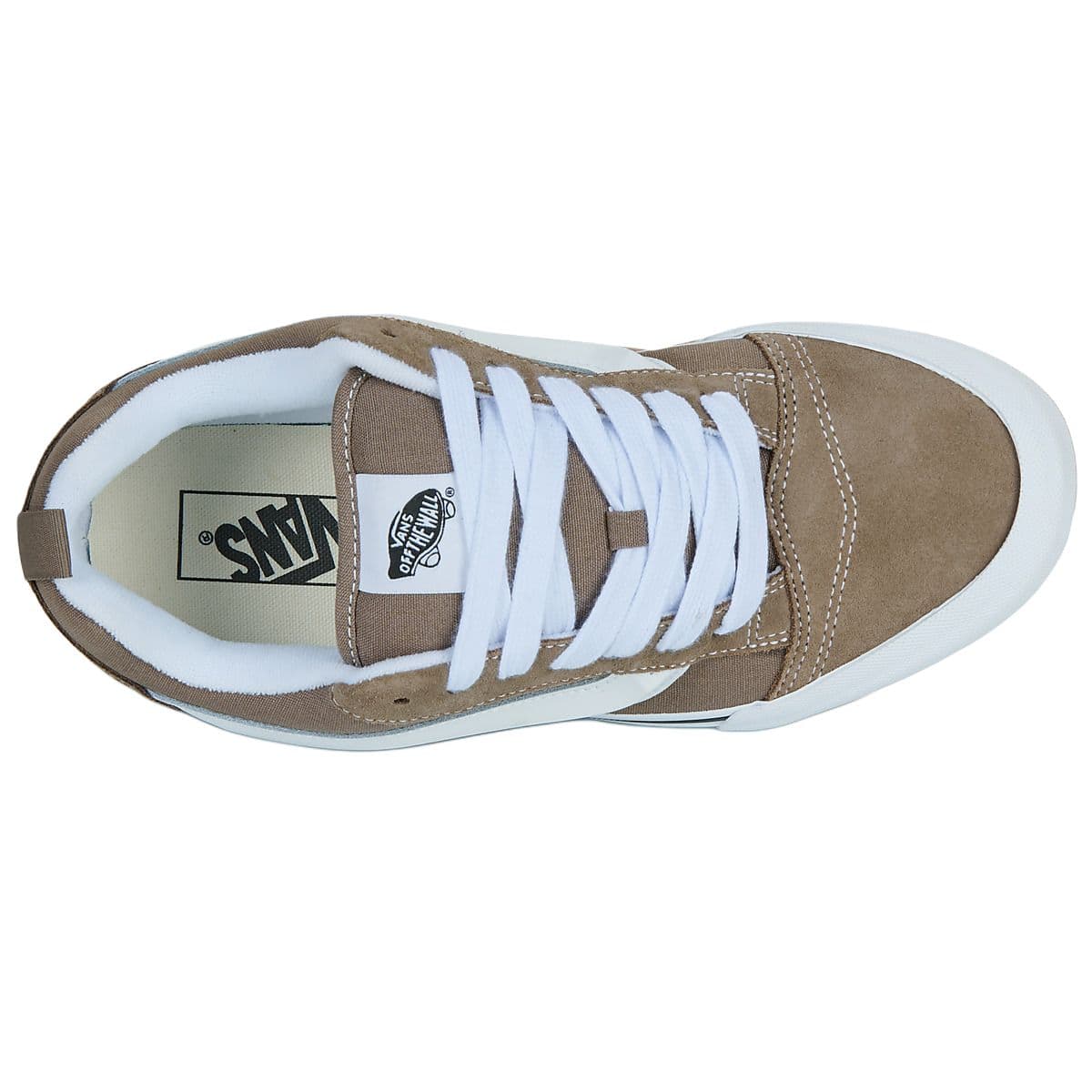 Кроссовки Vans Knu Skool Low Топ Скейтборд Обувь Женская Коричневая - изображение 4