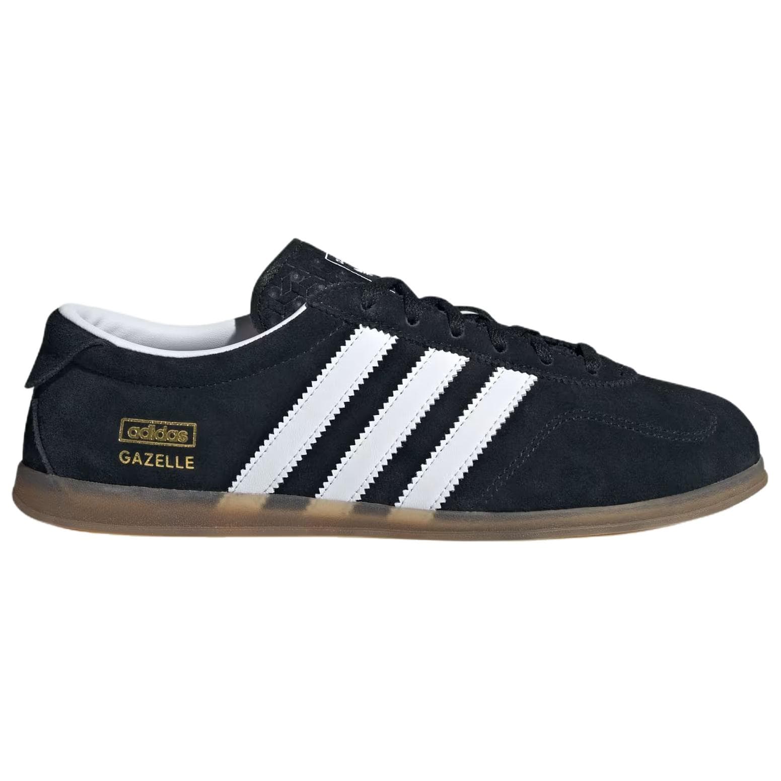 Кроссовки Adidas Originals Gazelle Синтетическая кожа Low Топ Скейтборд Обувь Женские Черный - изображение 2