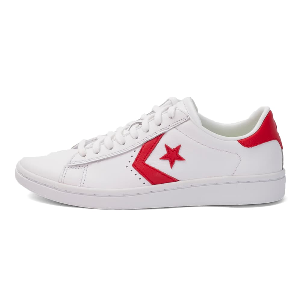 Кроссовки Converse Lifestyle Удобный Противоскользящая износостойкая Лоу-топы Повседневная обувь для скейтборда Женская Красный Белый - изображение 1