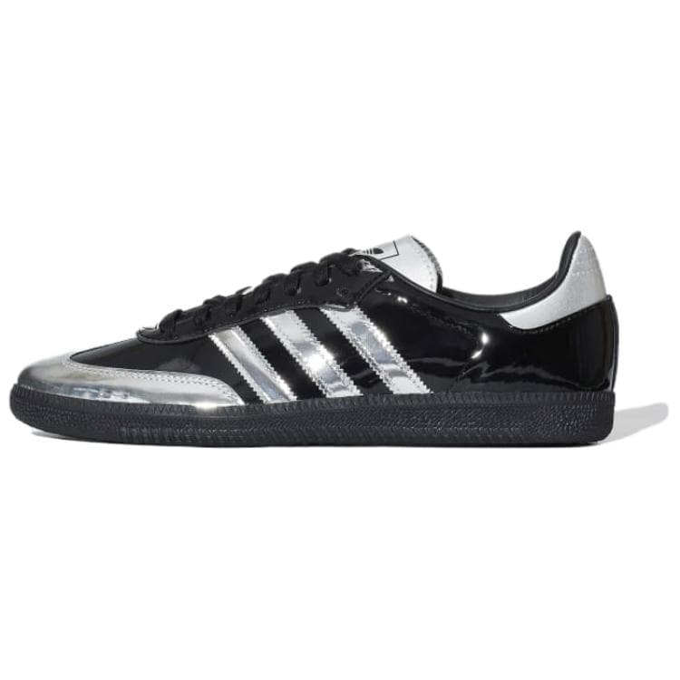 Кроссовки Adidas Originals X Atmos Samba Low Топ Скейтборд Обувь Унисекс Черно-серебро - изображение 1