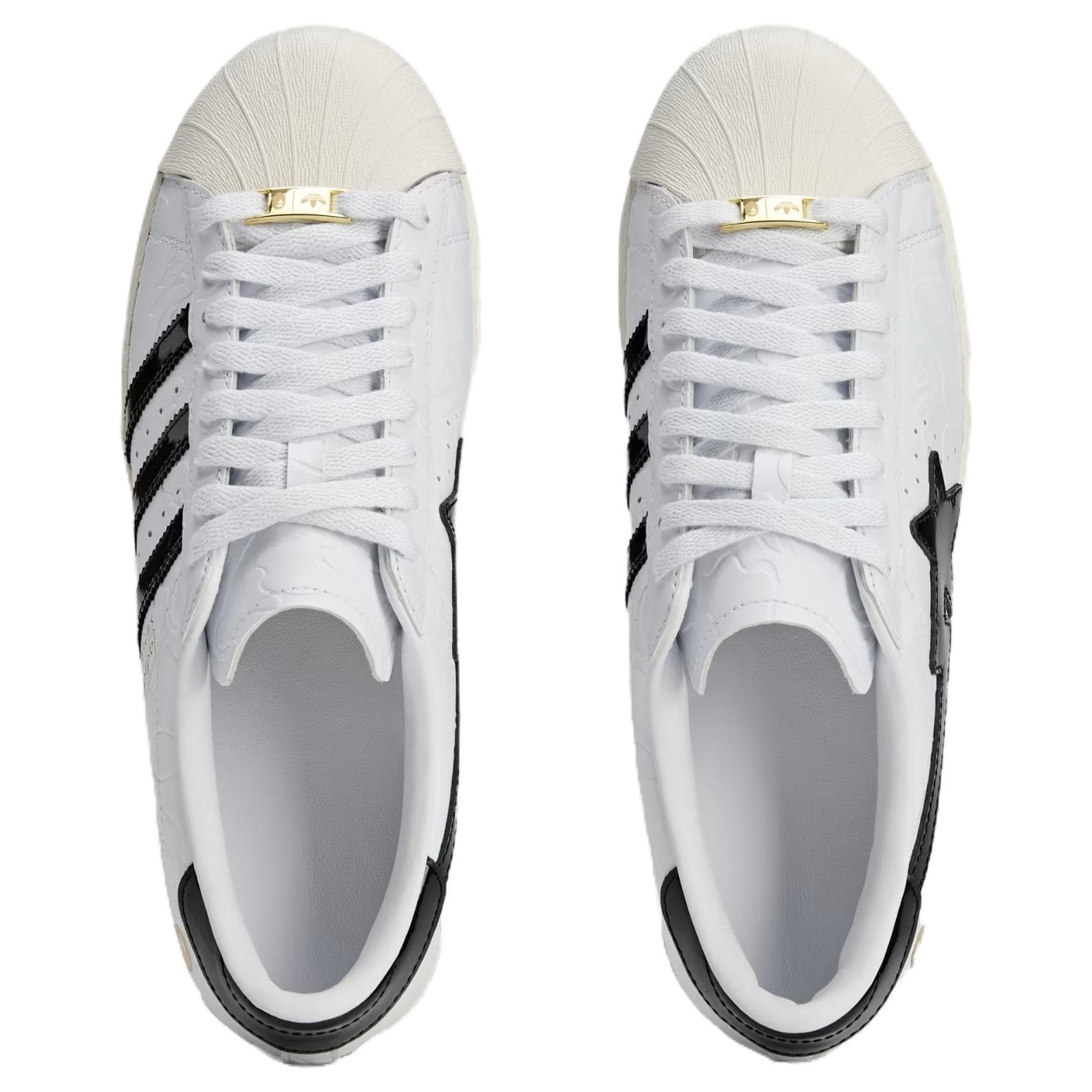 Кроссовки BAPE x Adidas Superstar "White" - изображение 3