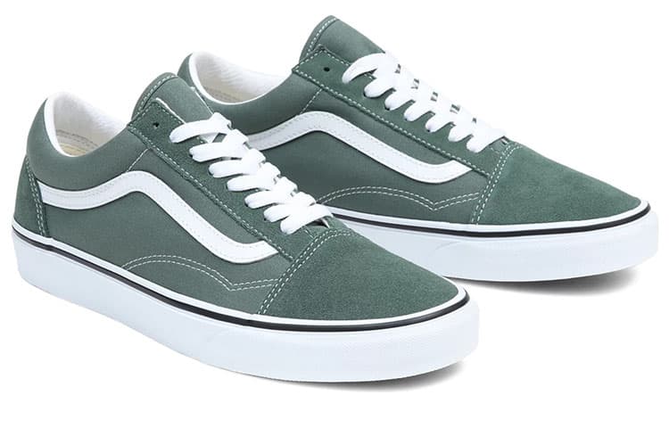 Кроссовки Vans Old Skool Color Theory Green White - изображение 3