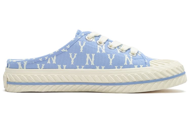 Кроссовки MLB Playball Mule Monogram Blue - изображение 2