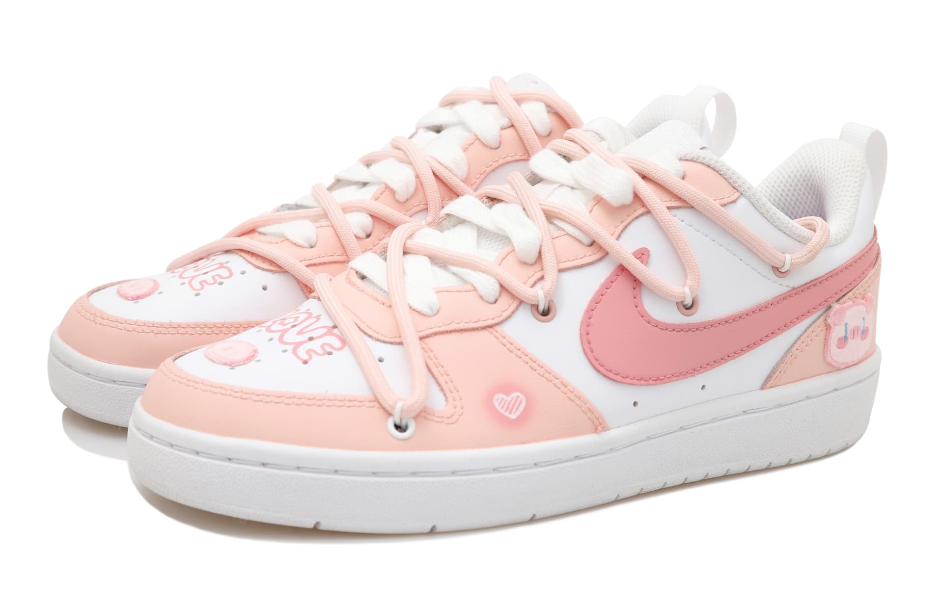 Кроссовки Nike Court Borough Low Pink White - изображение 3