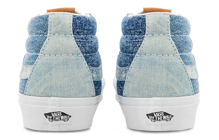 Кроссовки Vans SK8 Mid White Blue - изображение 5