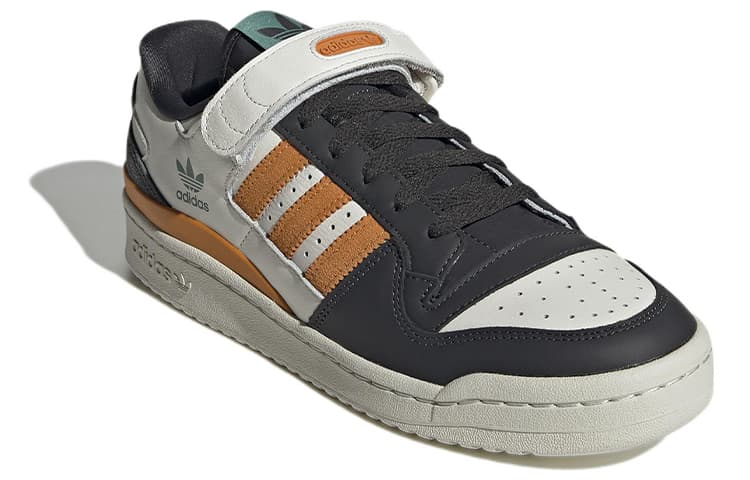 Кроссовки adidas Forum 84 Low White Black Orange - изображение 3