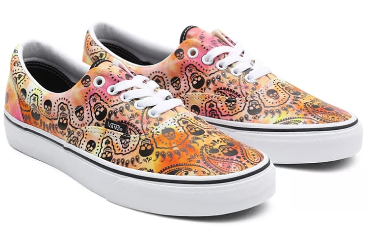 Кроссовки Vans Era Skull Print Orange - изображение 3