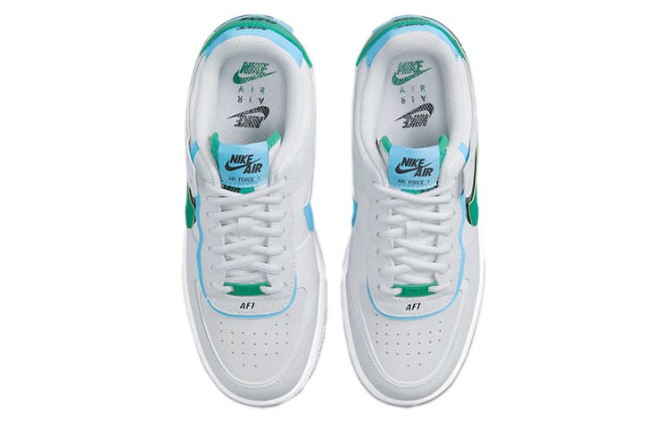 Кроссовки Nike Air Force 1 Low Shadow White Green Blue - изображение 4