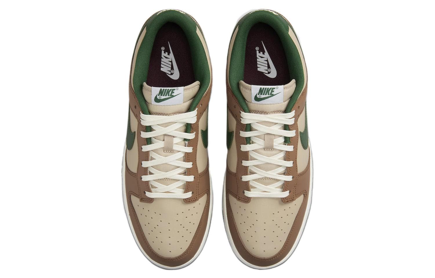 Кроссовки Nike Dunk Low "Beige Brown Green" — фото 4