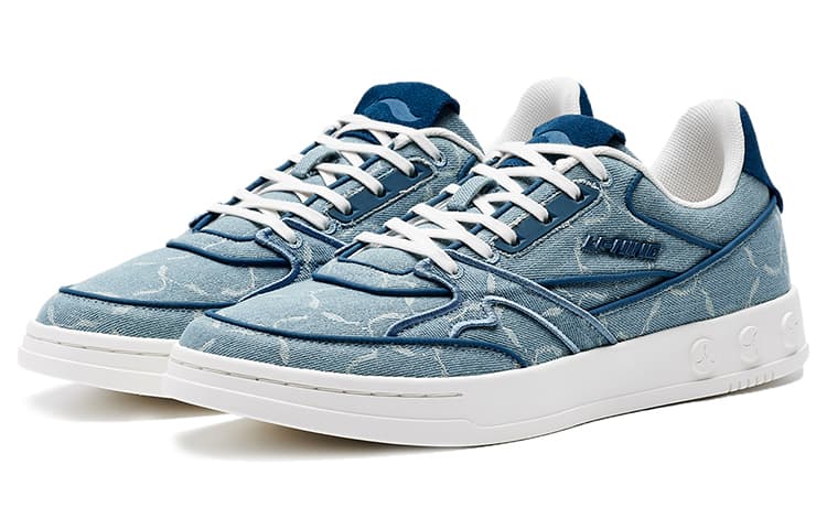Кроссовки LiNing 1990 Low Blue - изображение 2