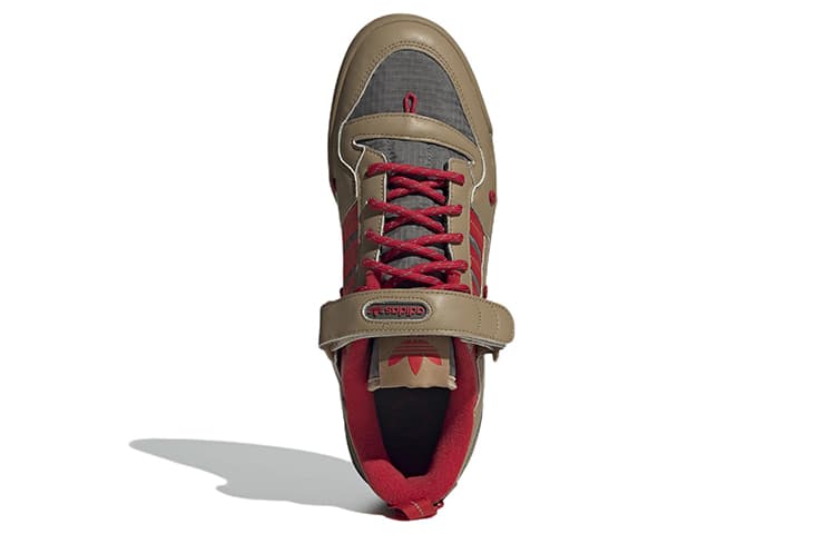 Кроссовки adidas Forum 84 Low Brown Grey Red - изображение 5