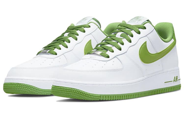 Кроссовки Nike Air Force 1 Low White Green — фото 3