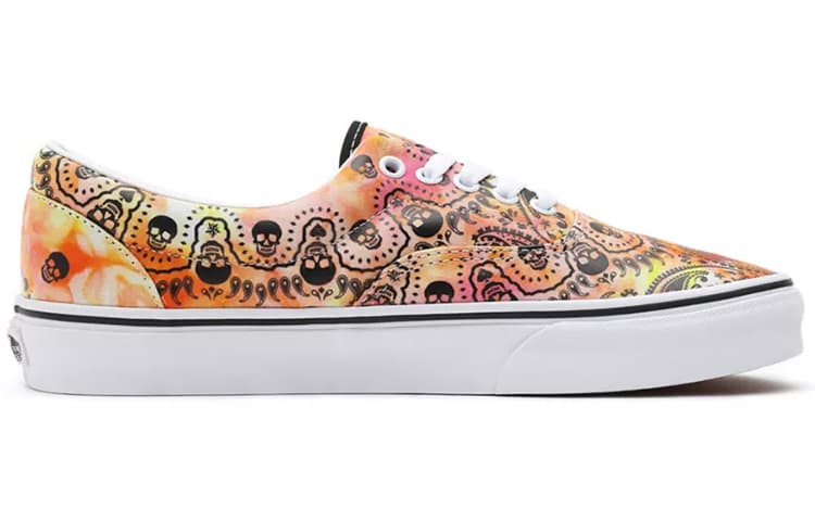 Кроссовки Vans Era Skull Print Orange - изображение 2