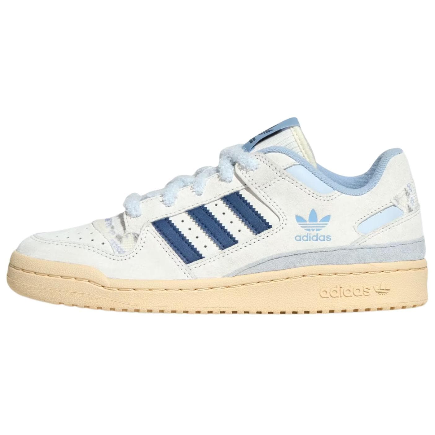 Кроссовки Adidas Originals FORUM Синтетическая кожа кожа низкие кеды для скейтбординга женские белые - изображение 1