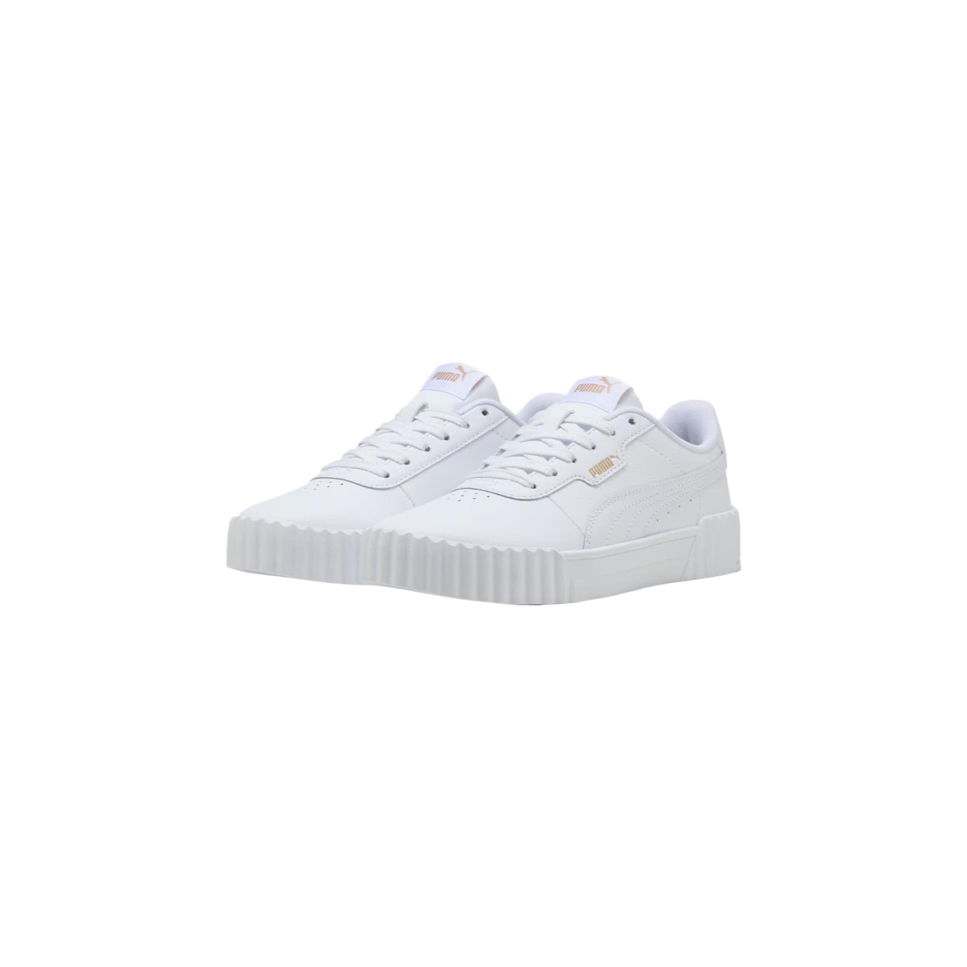 Кроссовки PUMA Carina 3,0 Low Топ Скейтборд Кроссовки Женские Белые - изображение 3