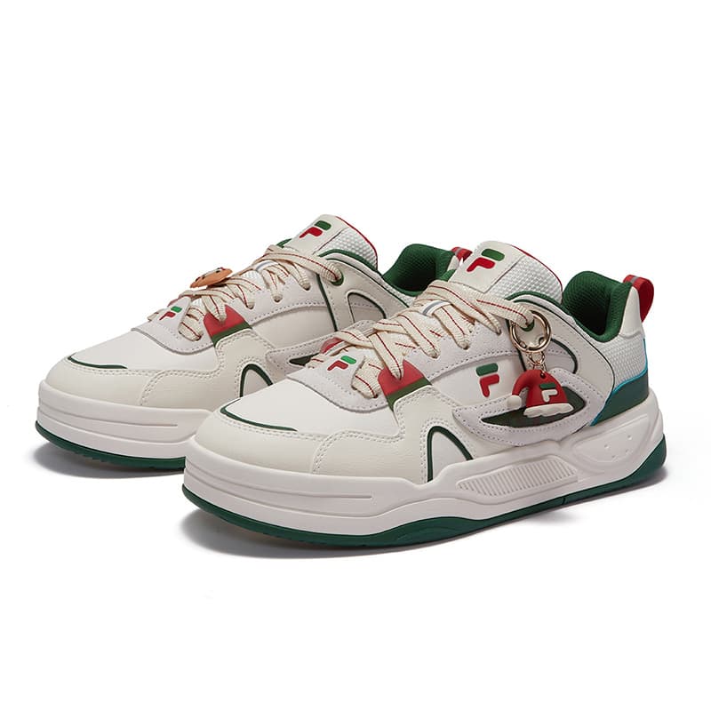 Кроссовки FILA BANK II XMAS White Green - изображение 2