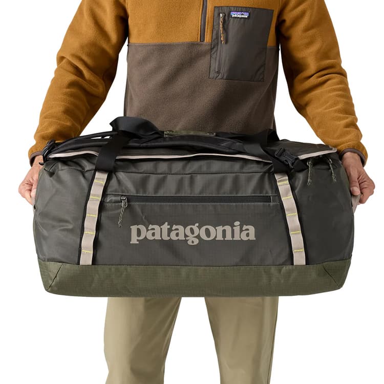 Patagonia Black Hole 55L Туристические сумки Полиэстеровое волокно Сосновый зеленый Унисекс - изображение 5