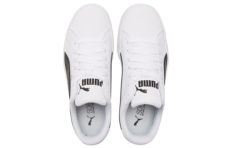Кроссовки PUMA Smash Vulc Classic White Black - изображение 4