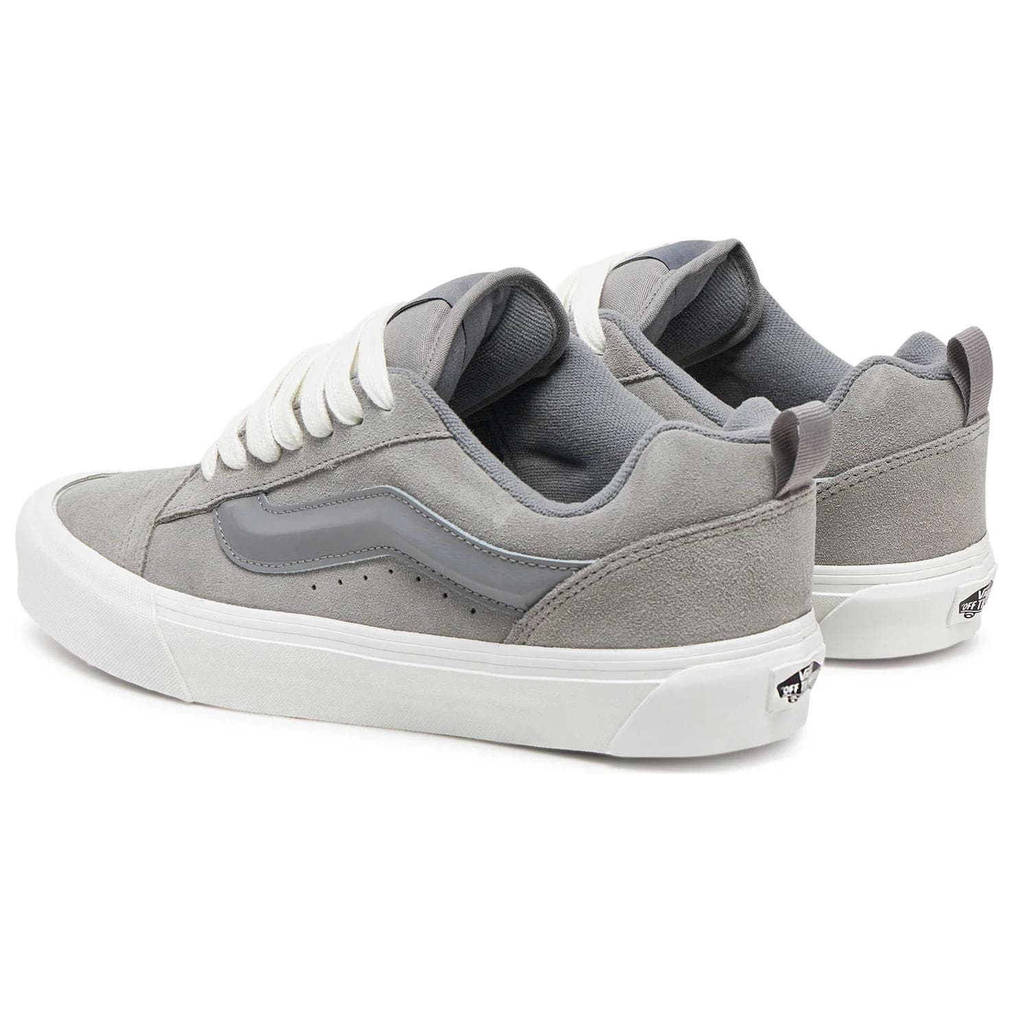 Кроссовки Vans Knu Skool Устойчивая к истиранию низкая скейтбордическая обувь мужская серая - изображение 3