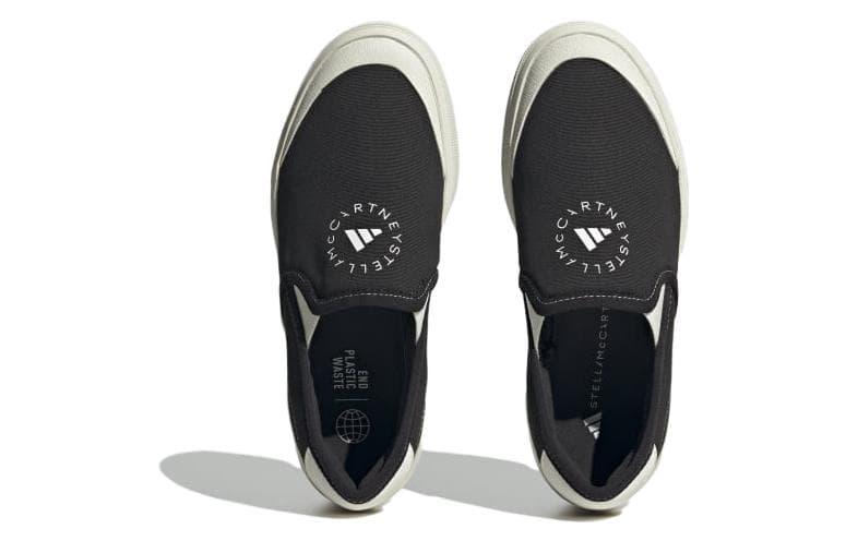 Кроссовки Stella McCartney x adidas Court Slip-on Black White - изображение 3