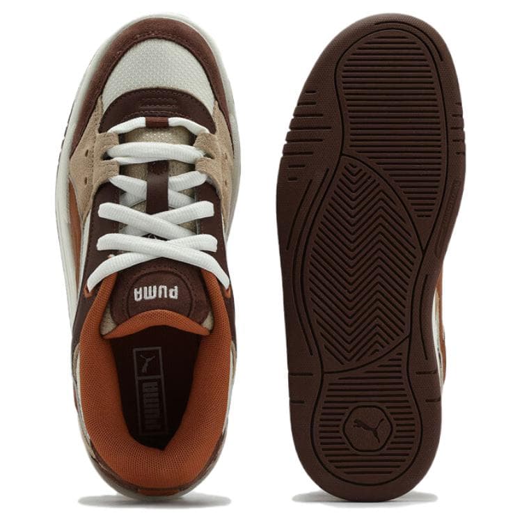 Кроссовки PUMA 180 Low Скейтборд Кроссовки Унисекс Белый Коричневый - изображение 5