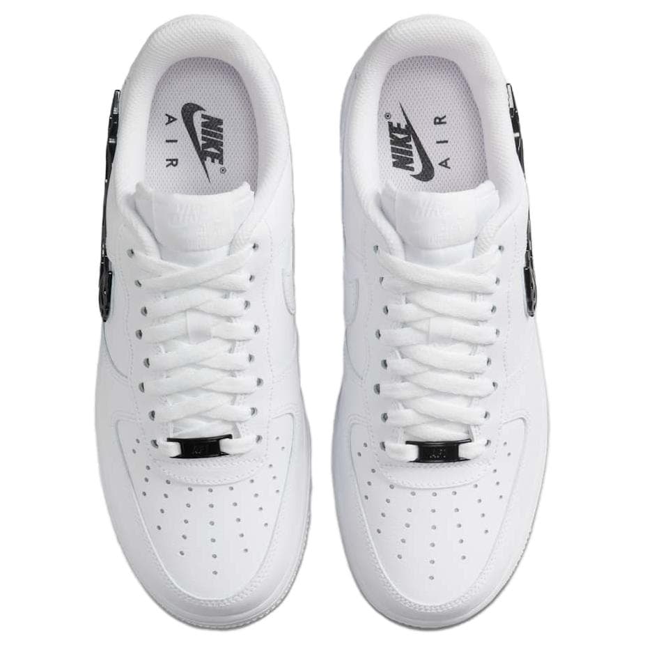Кроссовки Nike Air Force 1 Low Топ Скейтборд Обувь Женская Белый Черный - изображение 4
