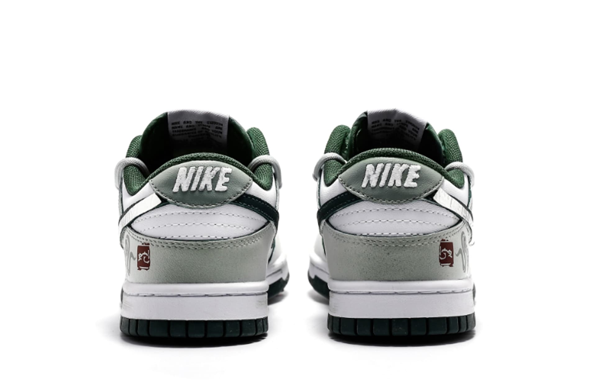 Кроссовки Nike Dunk CNY White Green - изображение 4