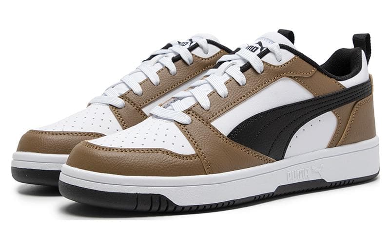 Кроссовки PUMA REBOUND V6 Low White Brown Black - изображение 3