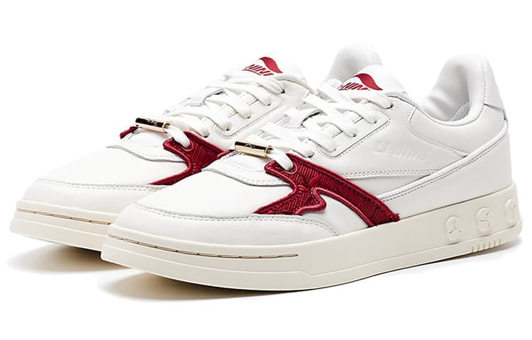 Кроссовки LI-NING 1990 White Red - изображение 2
