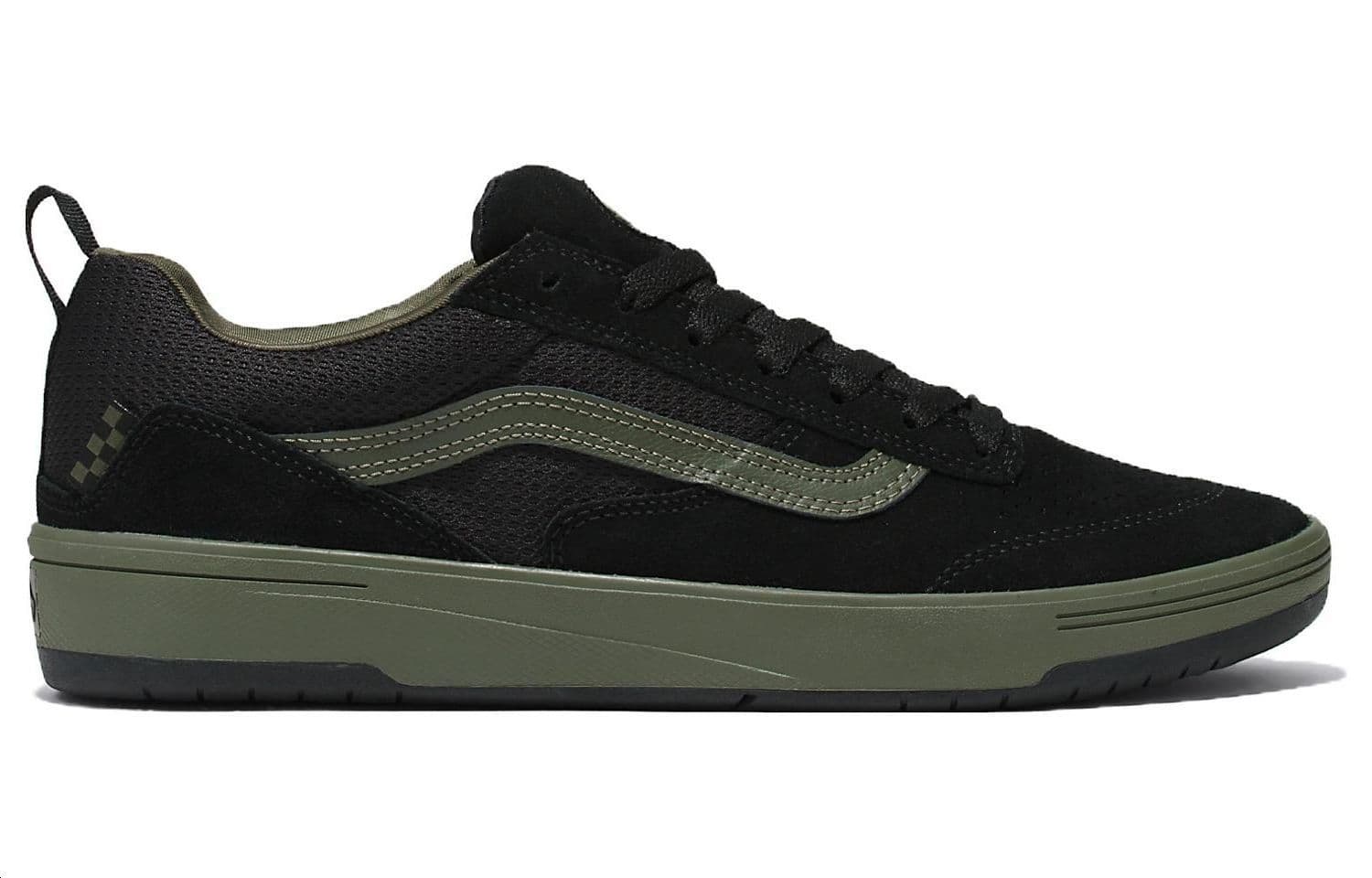 Кроссовки Vans Zahba Удобные устойчивые к истиранию дышащие низкие кеды для скейтбординга унисекс черные и зеленые - изображение 2