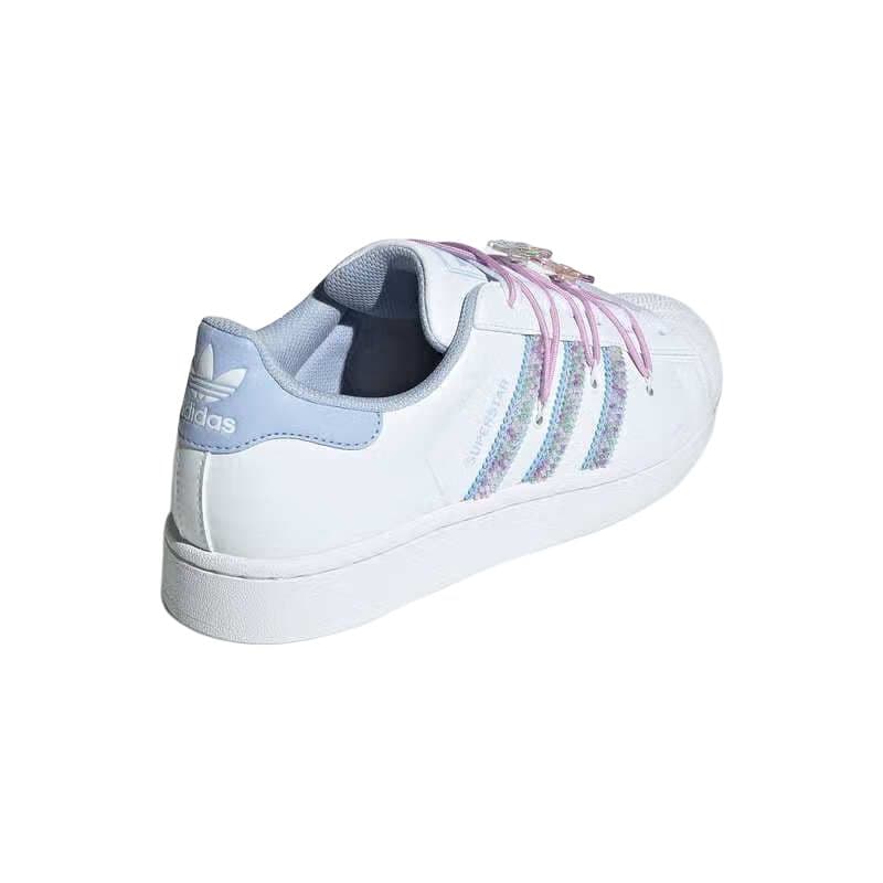 Кроссовки Adidas Originals Superstar 2 Устойчивые к истиранию низкие кроссовки для скейтбординга Женские Белые - изображение 4