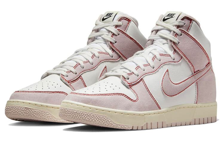 Кроссовки Nike Dunk High Pink Denim - изображение 3