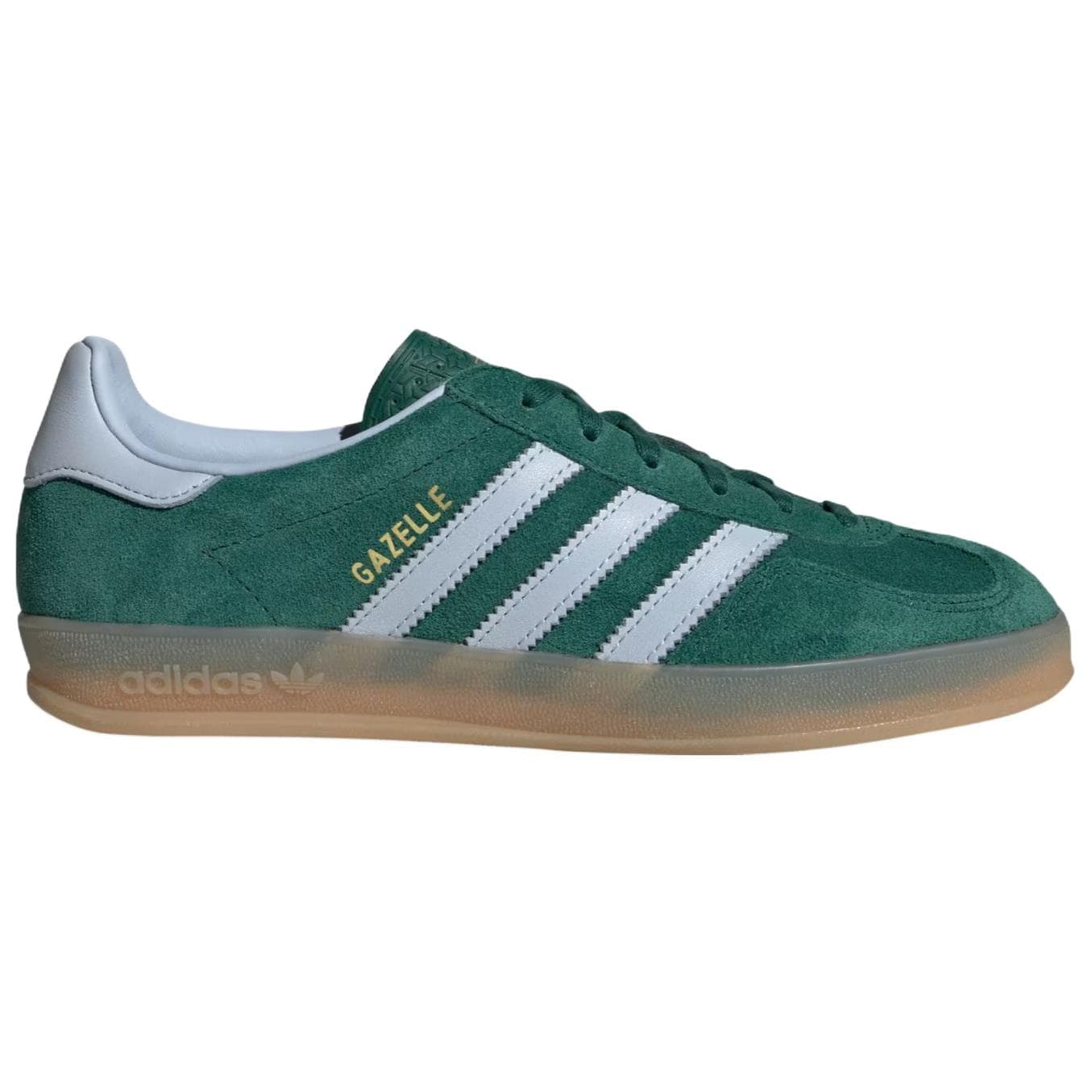 Кроссовки Adidas Originals GAZELLE INDOOR Кеды немецкой армии (GAT) Женские Зелёный - изображение 2