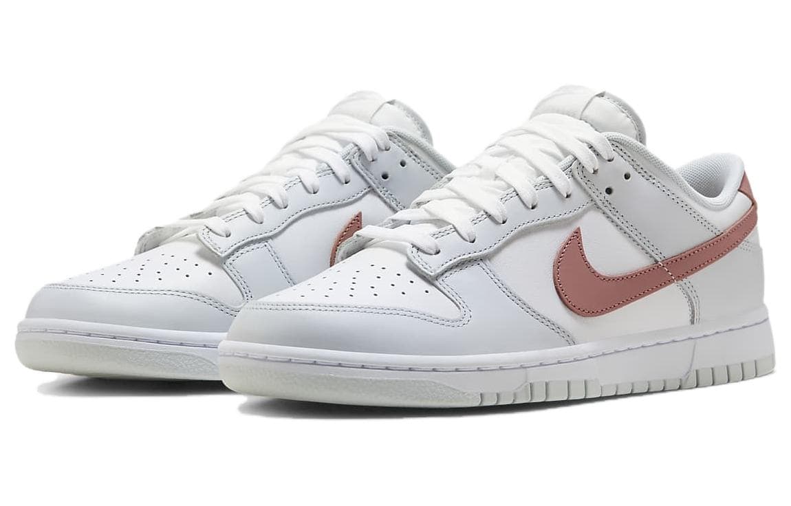 Кроссовки Nike Dunk Low Retro White Red — фото 2