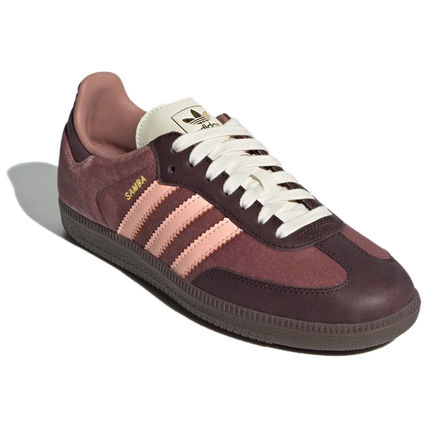 Кроссовки Adidas Originals Samba Устойчивая к истиранию Низкая Скейтборд Обувь Женская Коричневая - изображение 3