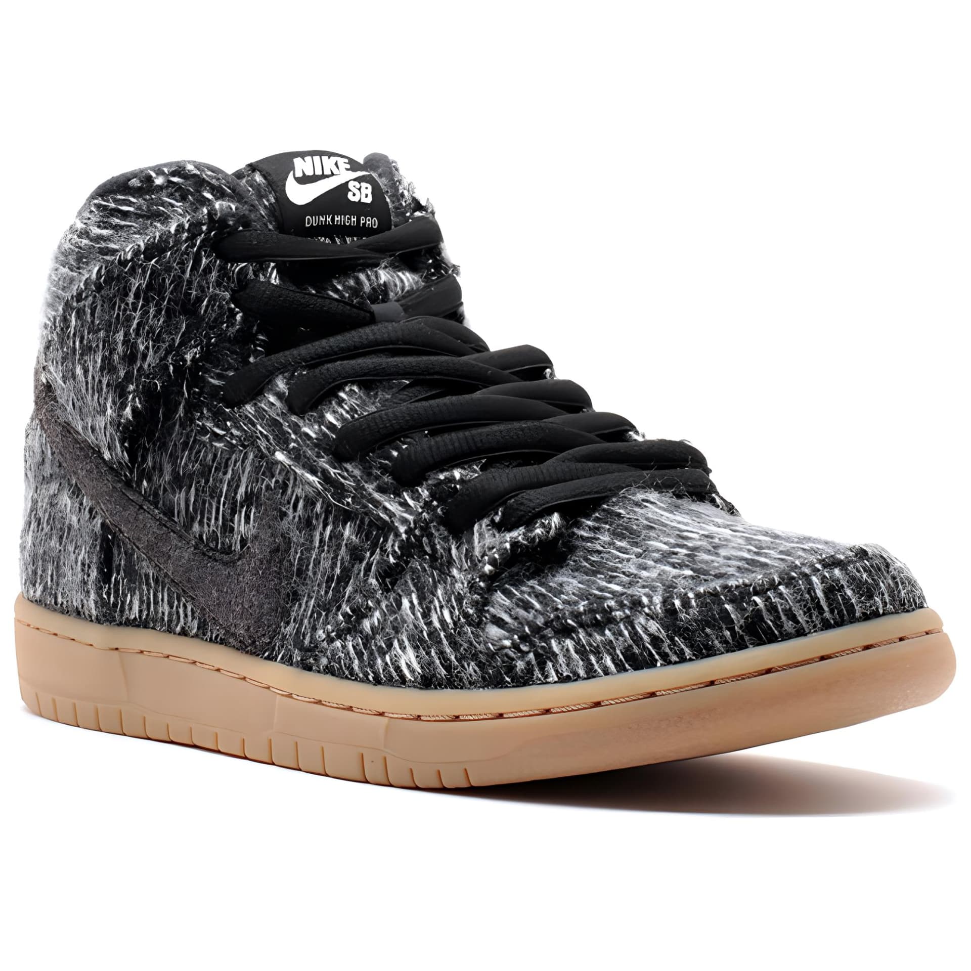 Кроссовки Nike Dunk High Black Grey — фото 3