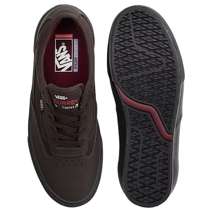 Кроссовки Vans Skate Curren Caples Устойчивая к истиранию низкая обувь для скейтбординга унисекс темно-коричневый - изображение 4