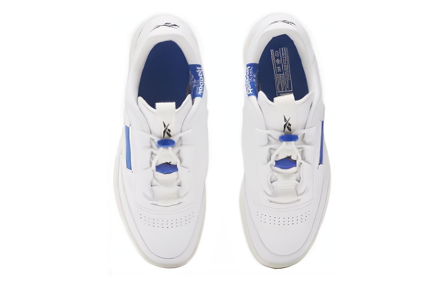Кроссовки Milk x Reebok Club C 85 VEGAN White Blue - изображение 5