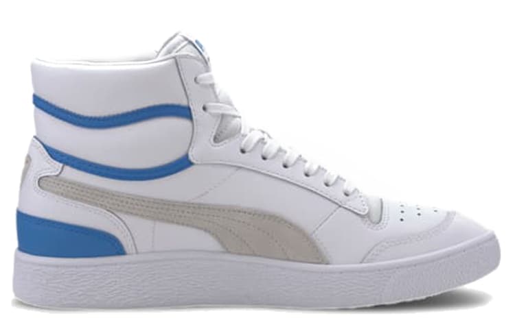 Кроссовки PUMA Ralph Sampson Mid White Blue - изображение 2
