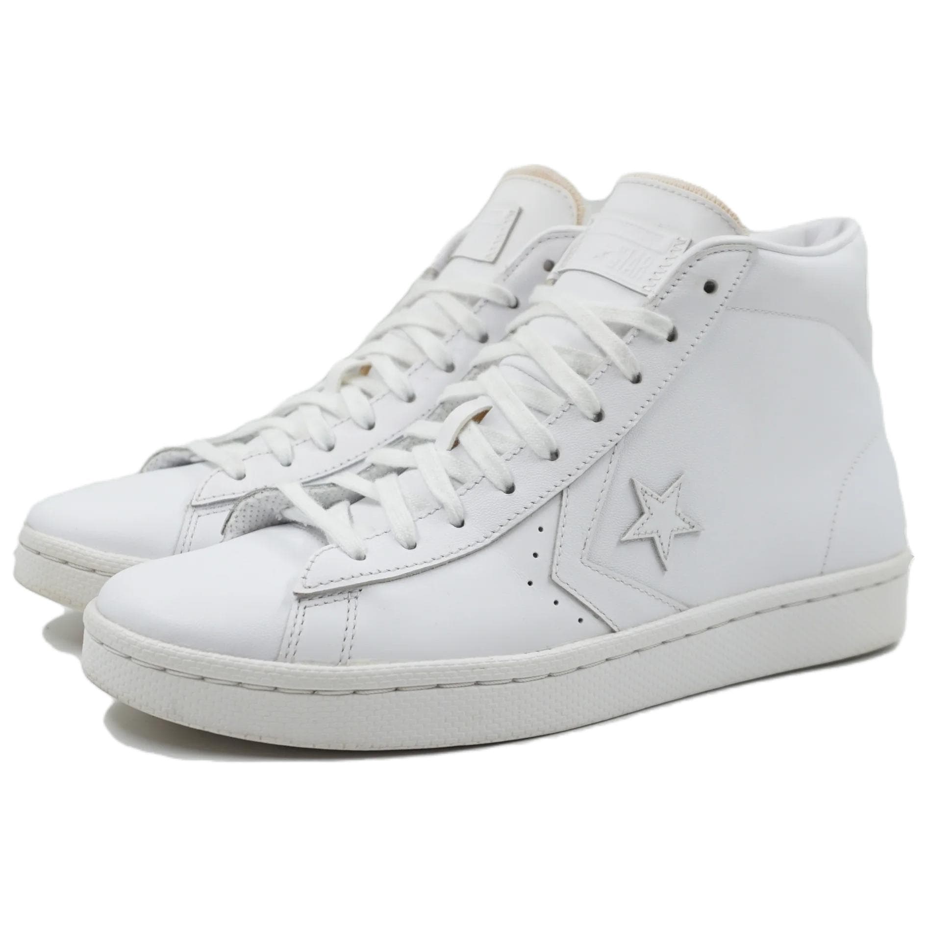 Кроссовки Конверс Cons Pro Leather MID Скейтборд Обувь Унисекс Белый - изображение 3