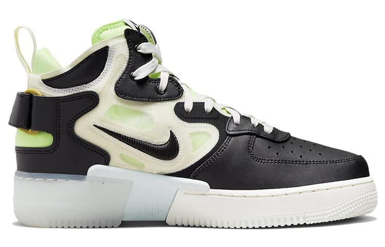 Кроссовки Nike Air Force 1 React "Black Neon" - изображение 2