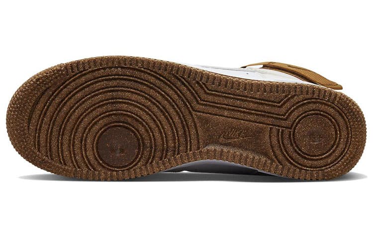 Кроссовки Nike Air Force 1 High White Brown — фото 6