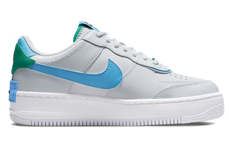 Кроссовки Nike Air Force 1 Low Shadow White Green Blue - изображение 2