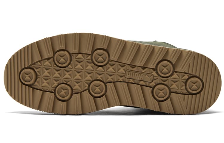 Кроссовки PUMA Suede Mid WTR Brown Olive - изображение 6