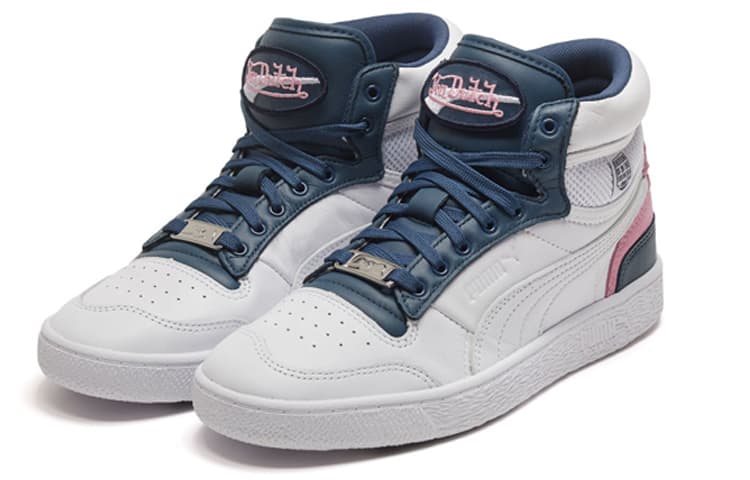 Кроссовки Von Dutch x PUMA Ralph Sampson Mid White Blue - изображение 3