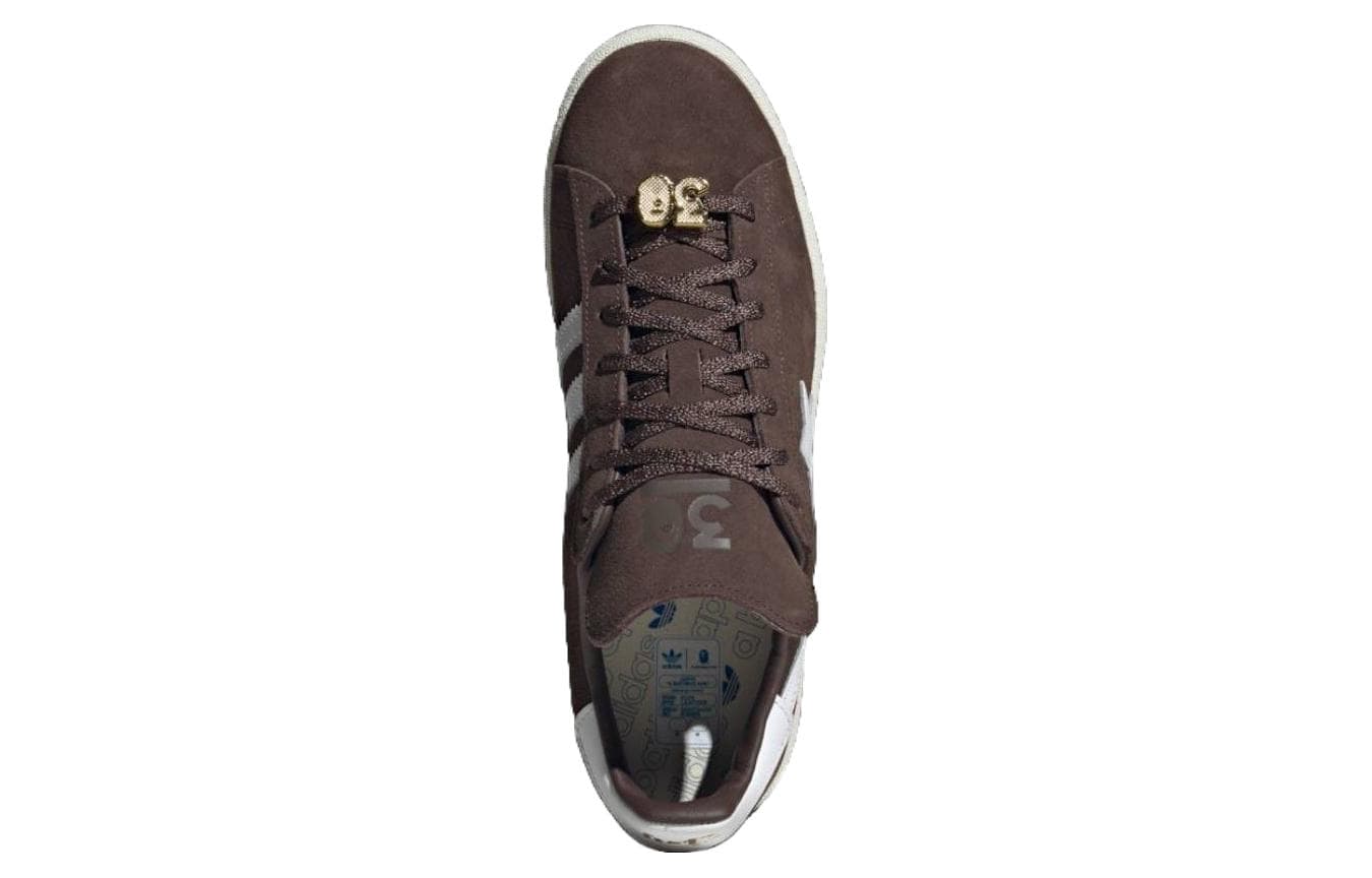 Кроссовки A BATHING APE x adidas Campus 80S Brown — фото 5
