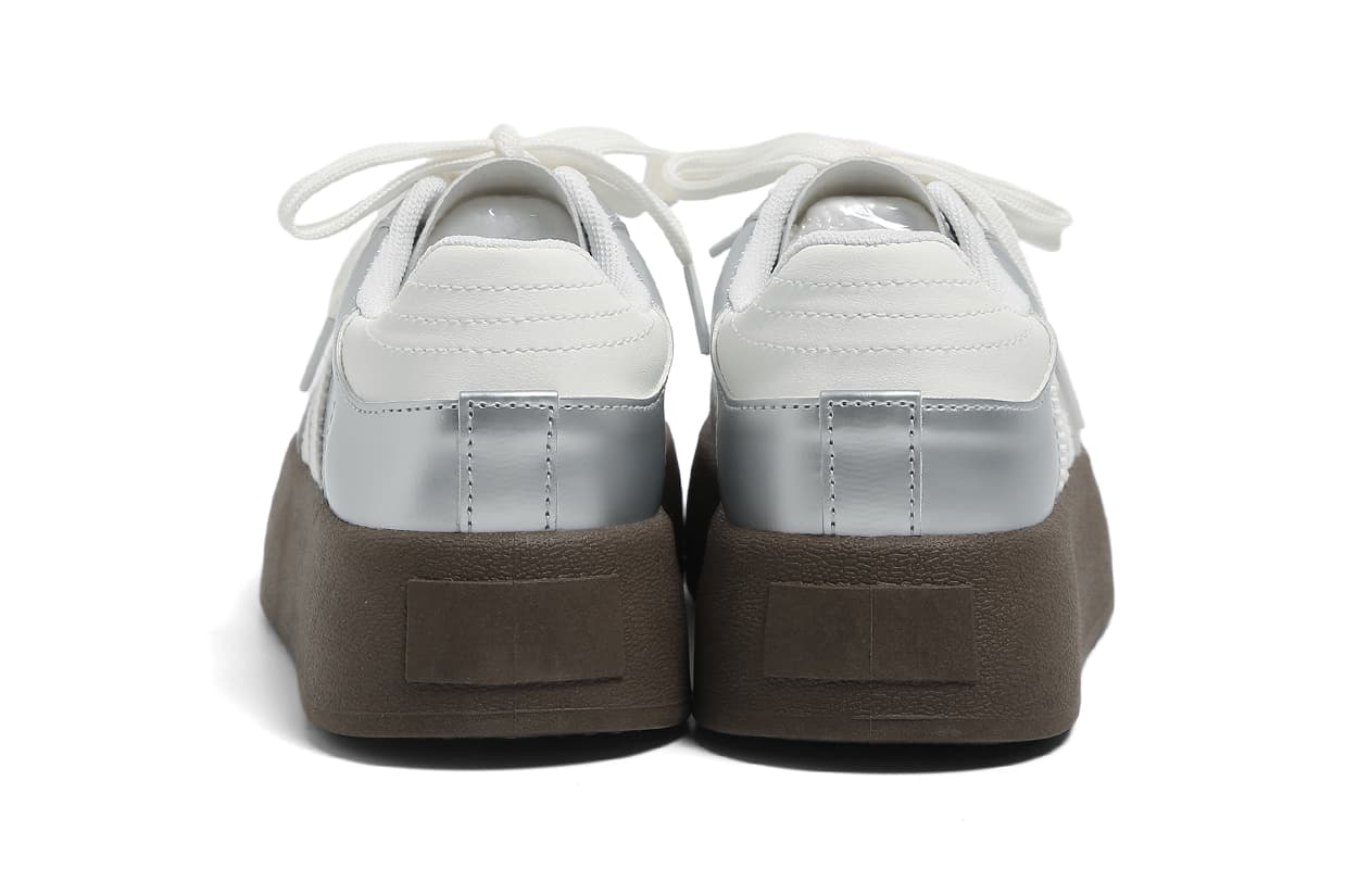Кроссовки HUANQIU Retro Low Sneakers Silver - изображение 7